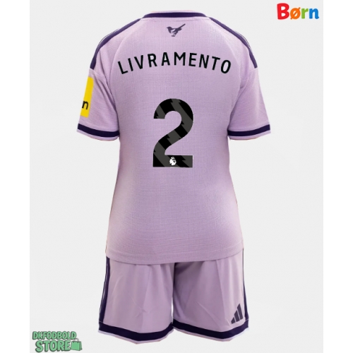 Newcastle United Tino Livramento #2 Replika Babytøj Tredje sæt Børn 2026-27 Kortærmet (+ Korte bukser)